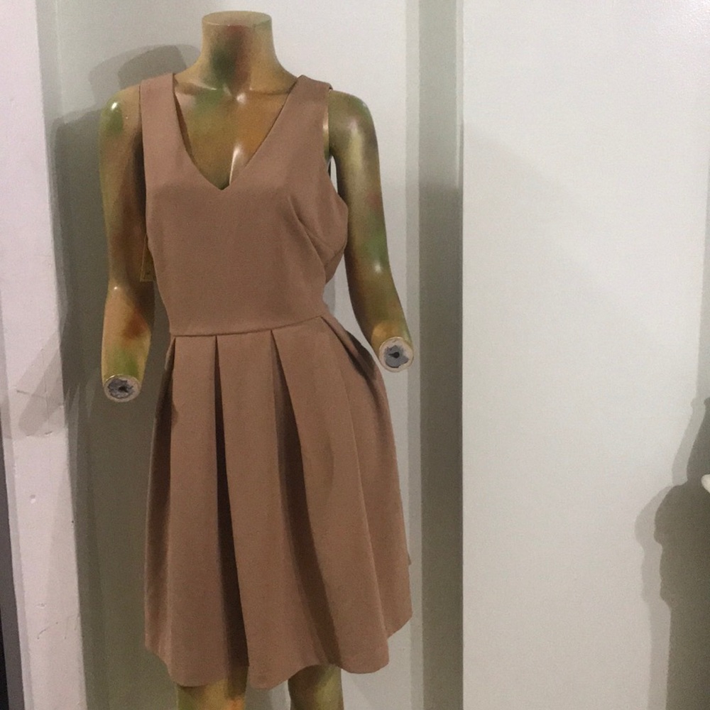 Nude color dress